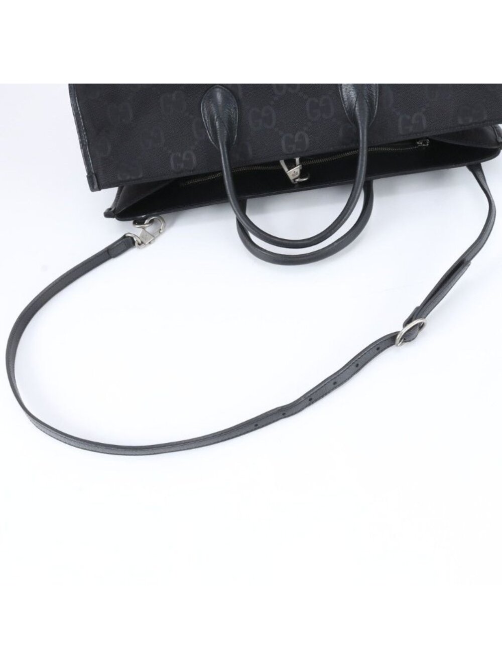 Gucci Off the Grid GG Nylon 2-Way Shoulder Bag Crossbody Tote - Picture 4 of 10